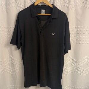 NWOT Men’s Calloway Black Polo Shirt - XL